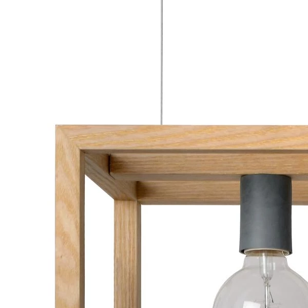 Lucide ORIS - Pendant light - 4xE27 - Natural - detail 2